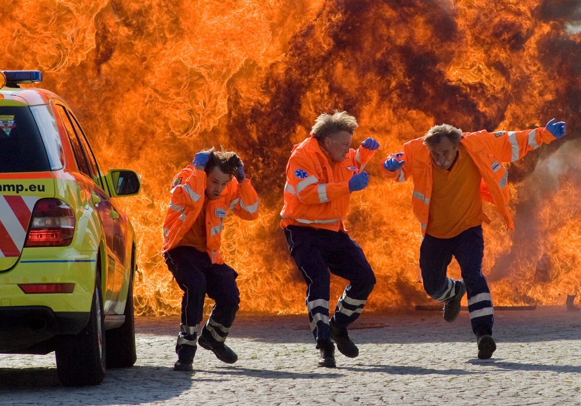 Sanitka 2 - foto z natáčení