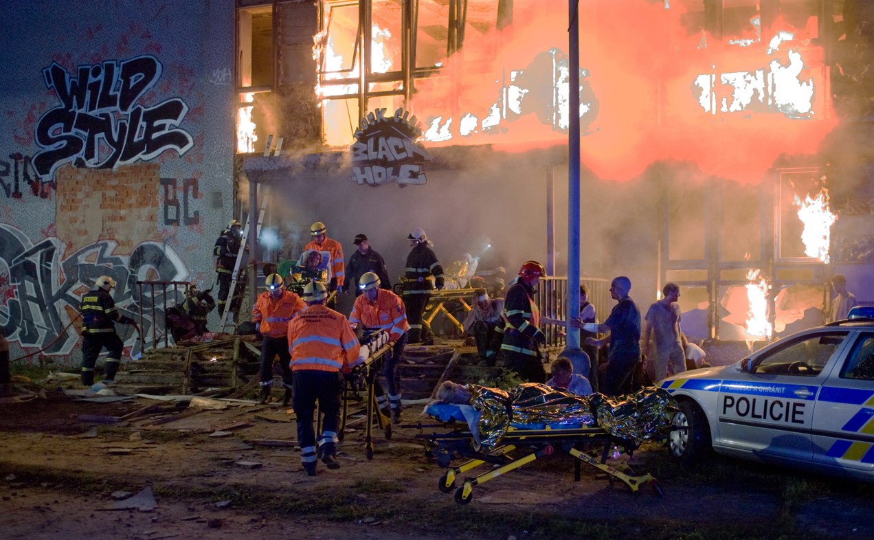 Sanitka 2 - foto z natáčení