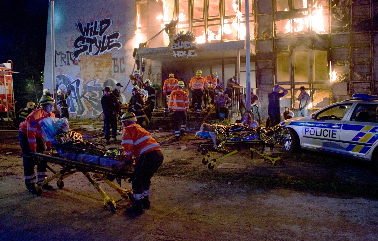 Sanitka 2 - foto z natáčení