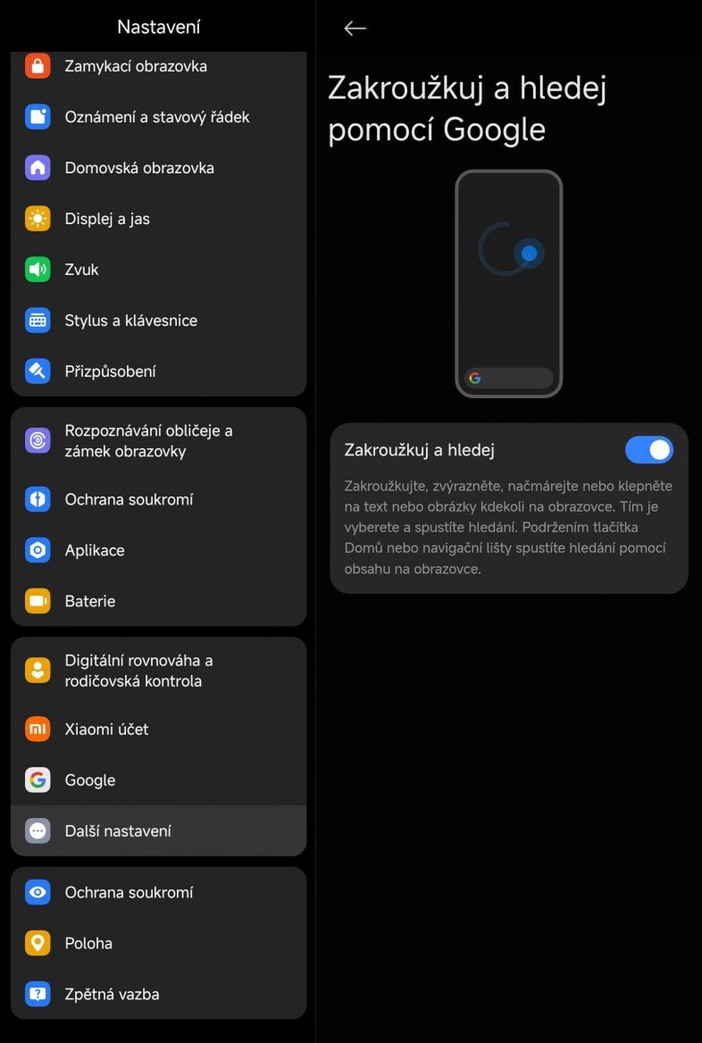 Xiaomi Redmi Pad 2 Circle to Search by Google