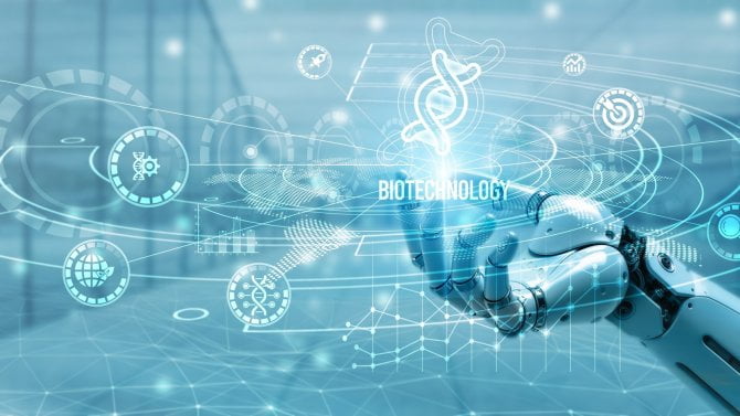 Biotechnologie, AI, DNA
