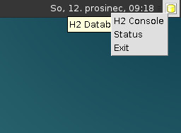 JavaFX: H2 manažerská konzole