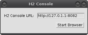 JavaFX: H2 manažerská konzole