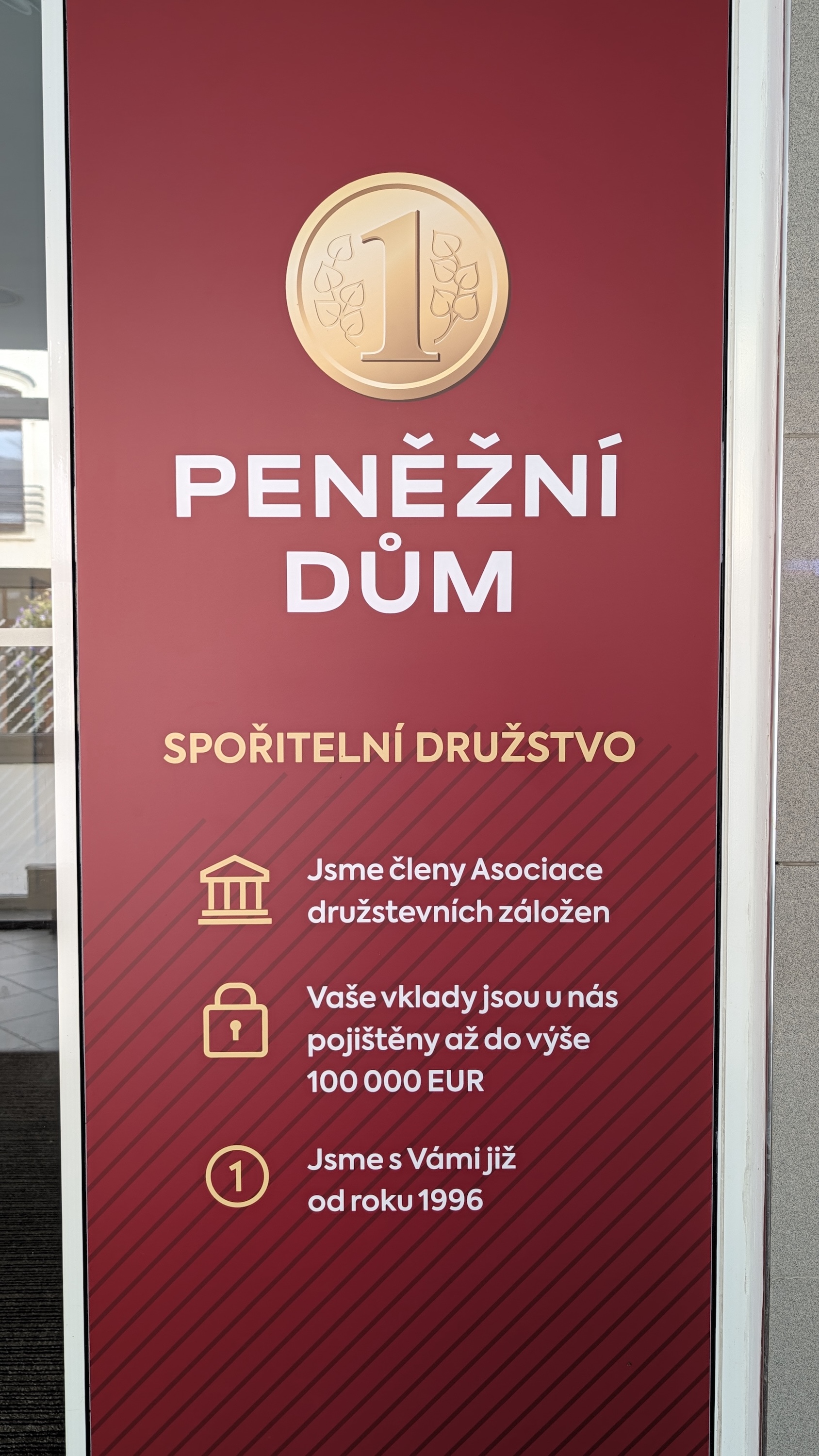 Pobočka a centrála Peněžního domu, spořitelního družstva. Havlíčkova 1221, Uherské Hradiště (23. 09. 2026)