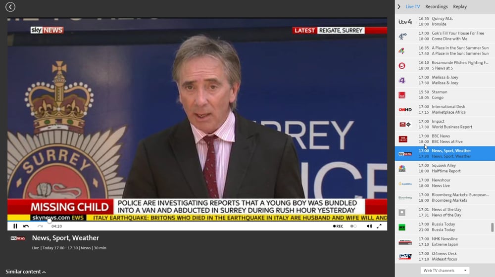 Swisscom TV Air - další programy