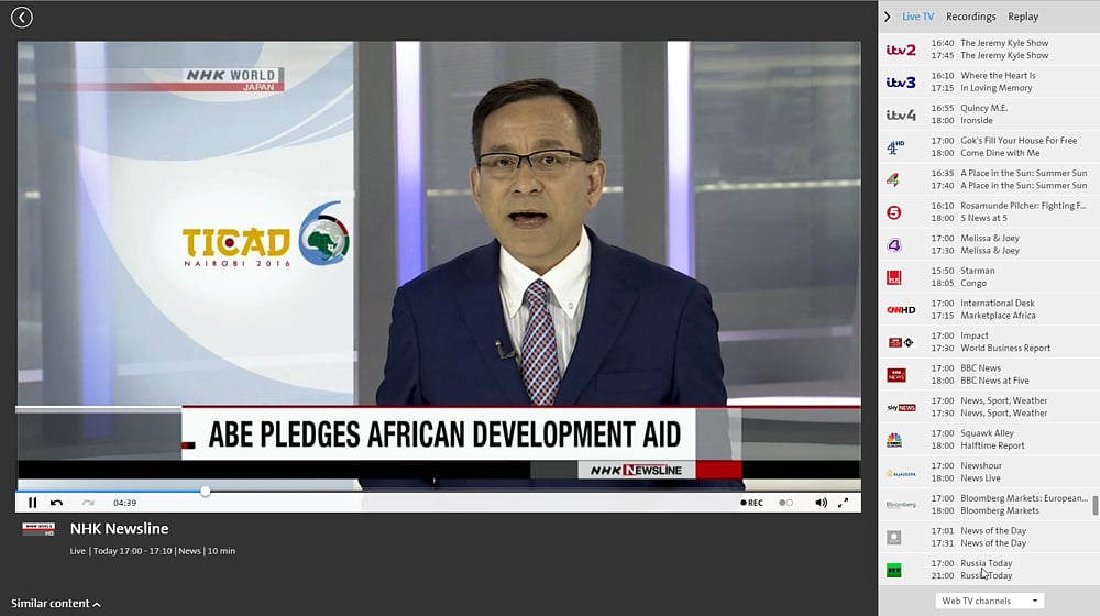 Swisscom TV Air - další programy