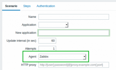 Zabbbix 3.0 web scen zabbix