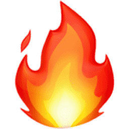 emoji oheň