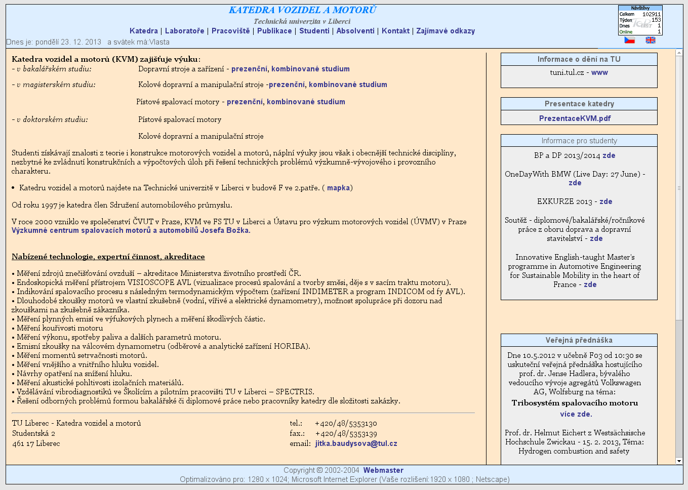 Katedra Vozidel a Motorů: umíme emulovat Audi, Opel i Škodu