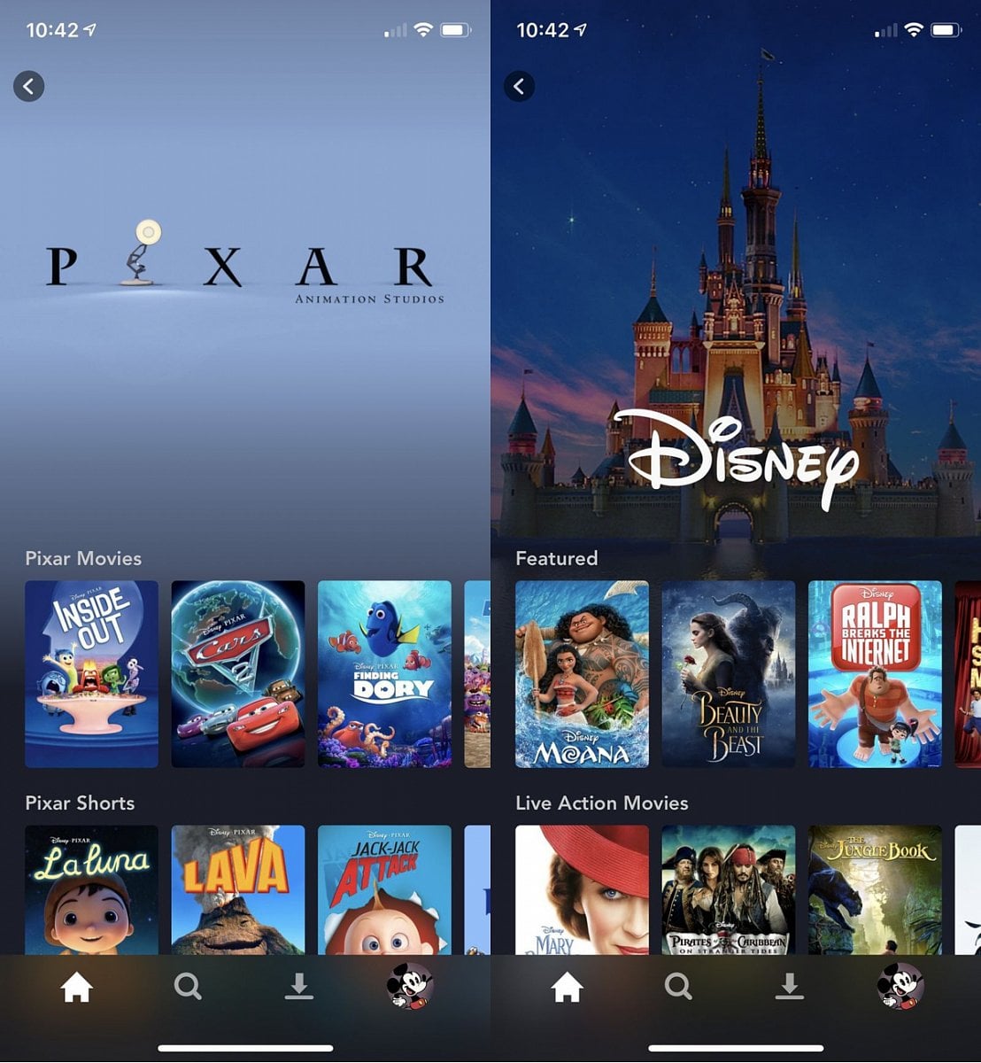 Disney+ na iPhone