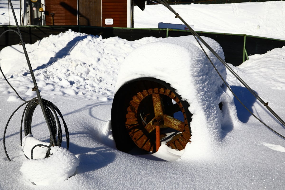 Krušnohorský skiareál Pernink Pod nádražím je vhodný pro rodiny.