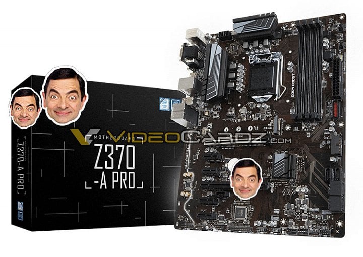 MSI Z370-A Pro (Zdroj: VideoCardz)