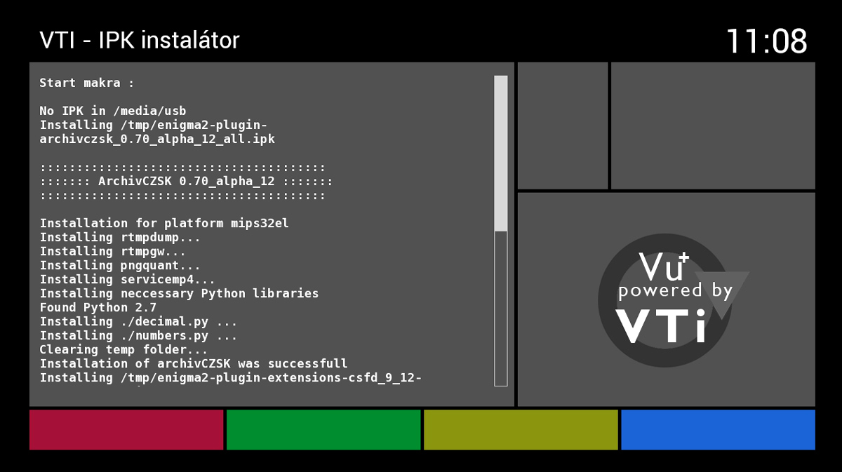 Další náhledy pořízené z přijímače VU+ Duo2