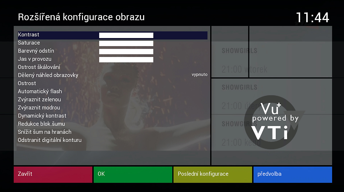 Další náhledy pořízené z přijímače VU+ Duo2
