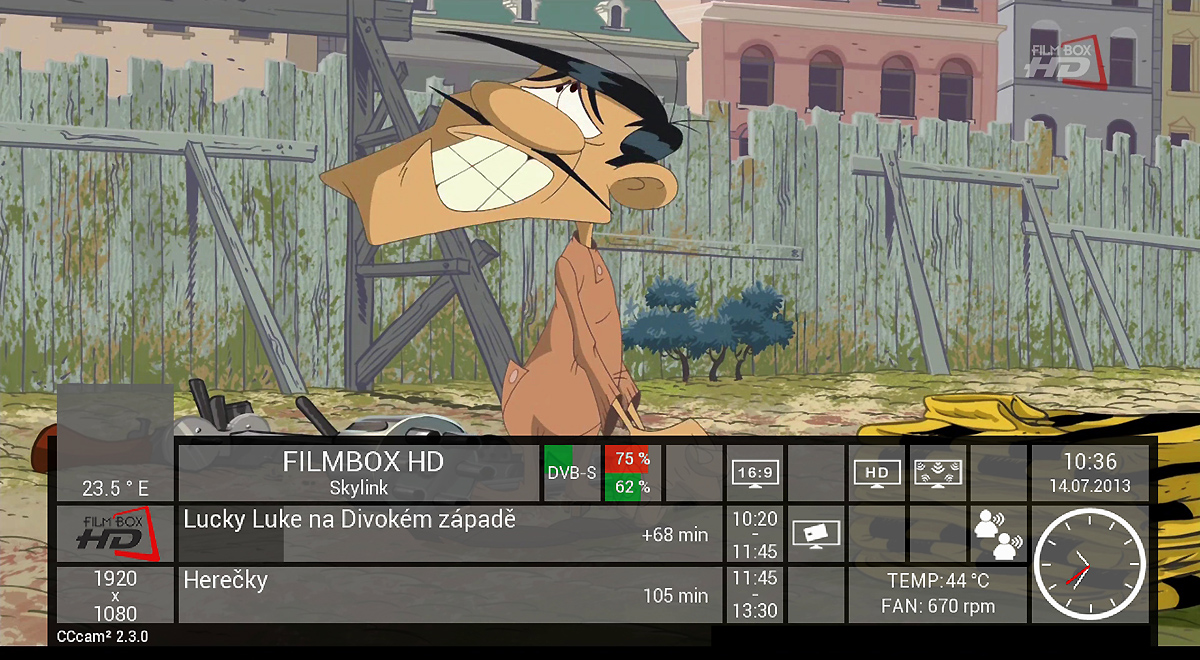 Další náhledy pořízené z přijímače VU+ Duo2