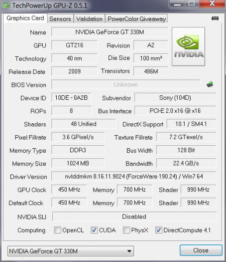 GPU-Z Nvidia