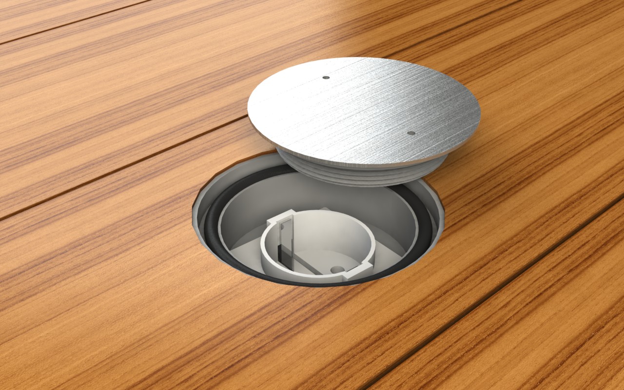 Interiérové i exteriérové zásuvky.