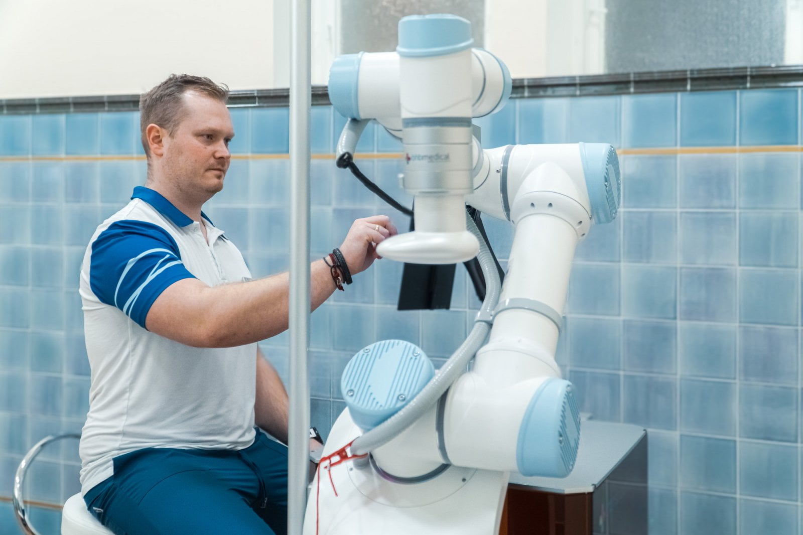 Robot, který masíruje v Mariánských Lázních