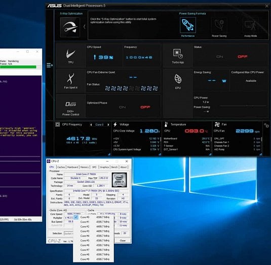 PC Perspective přetaktoval pomocí chladiče Corsair H100i GTX na 4,6 GHz. Teplota byla přes 90°C s výkyvy ke 100°C. Takt raději snížil na 4,5 GHz, kde se CPU ustálilo na 83°C