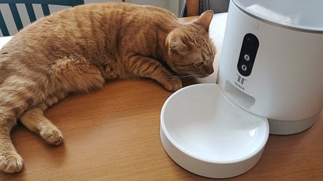 Náhledový obrázek - Tesla Smart Pet Feeder Camera: recenze chytrého krmítka s kamerou pro kočky