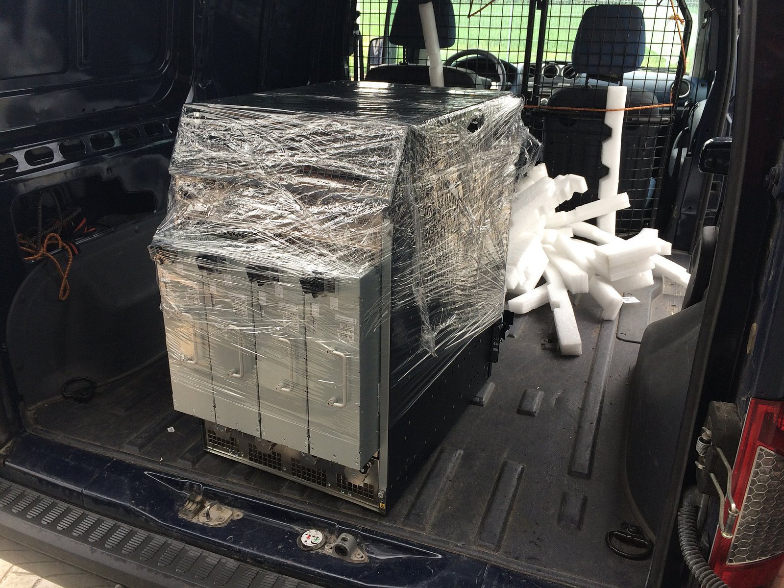 Páteřní router na své cestě do Kokury.