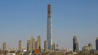 Mrakodrap Goldin Finance 117 v severočínském městě Tchien-ťin