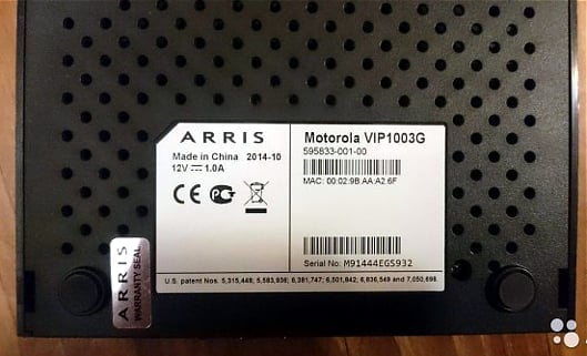 Arris VIP 1003