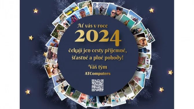 Tým AT Computers přeje krásný rok 2024