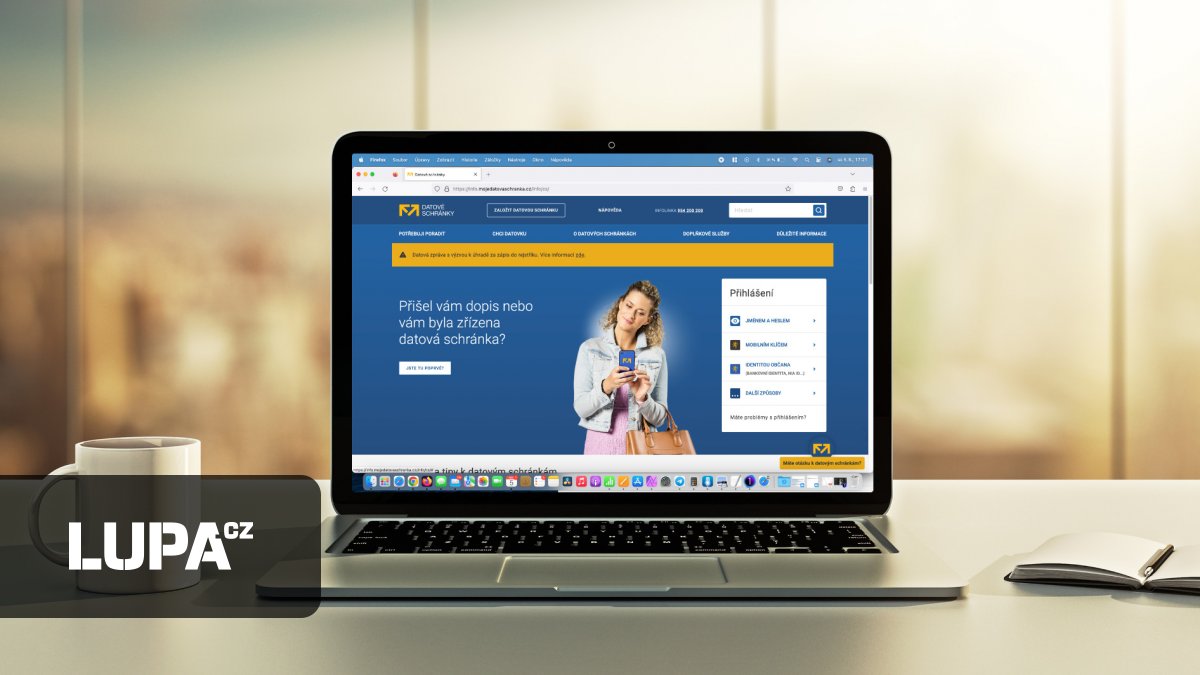 Zprávy v datových schránkách se zvětší jen na 100 MB místo na původně plánovaný 1 GB