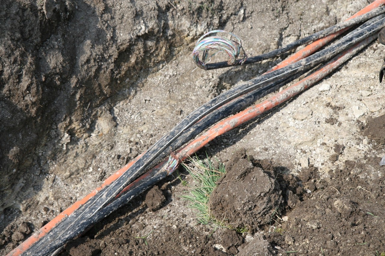 Překopnutý kabel