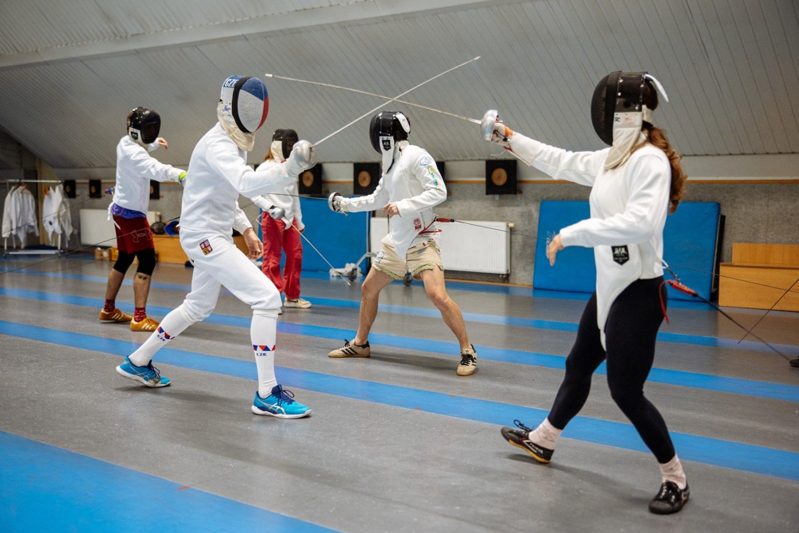 Sportovní příprava Cirku La Putyl na představení St.art