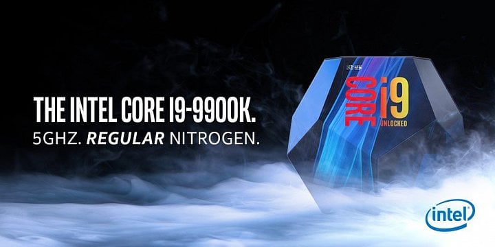 Reklama Intelu na Core i9 9900K Twitter