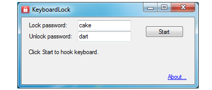 Pomocí KeyboardLock můžete zablokovat klávesnici a myš ve vaší nepřítomnosti