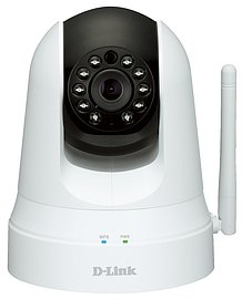 Dohledovou kameru D-Link DCS-5020L (4 825 Kč) můžete dálkově natáčet a jde i zoomovat.