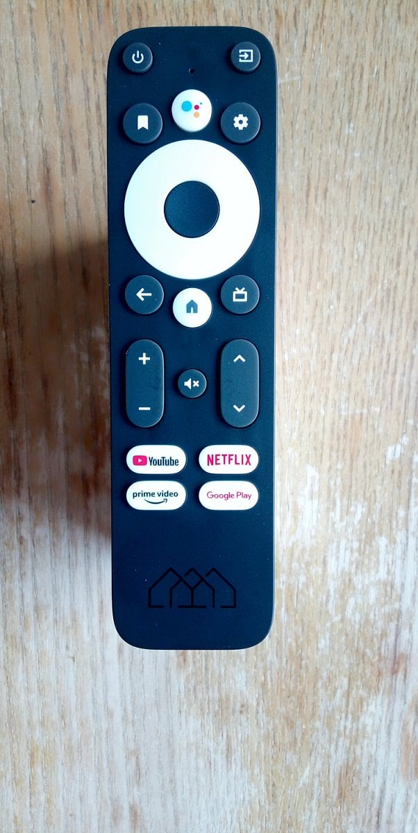 Referenční dálkový ovladač u přístroje Homatics Box R