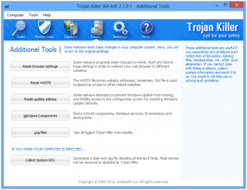 Trojan Killer vám pomůže v případě napadení systému škodlivými aplikacemi