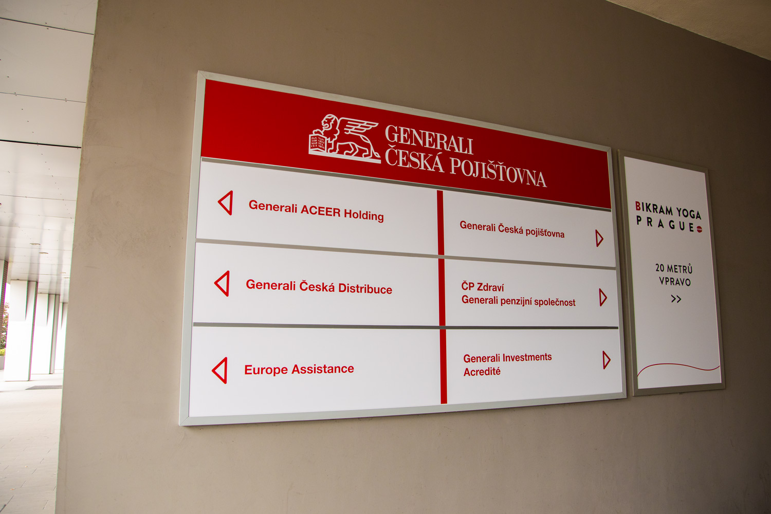 Centrála Generali České pojišťovny v Praze na Pankráci. (07/2020)