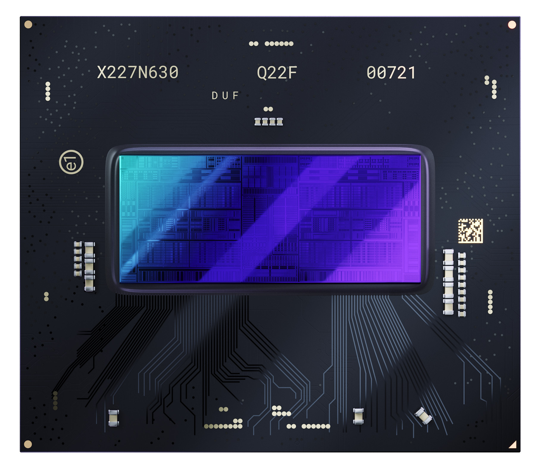 GPU Intel ACM-G12 (ilustrace Intelu)