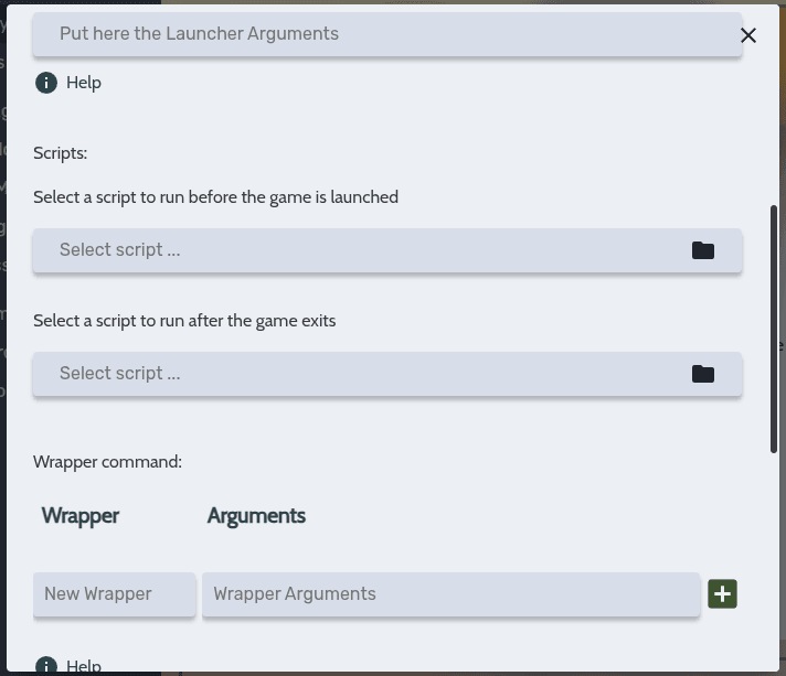 Nastavení skriptů před spuštěním a po ukončení v Heroic launcheru