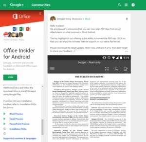 Office Insider Community for Android