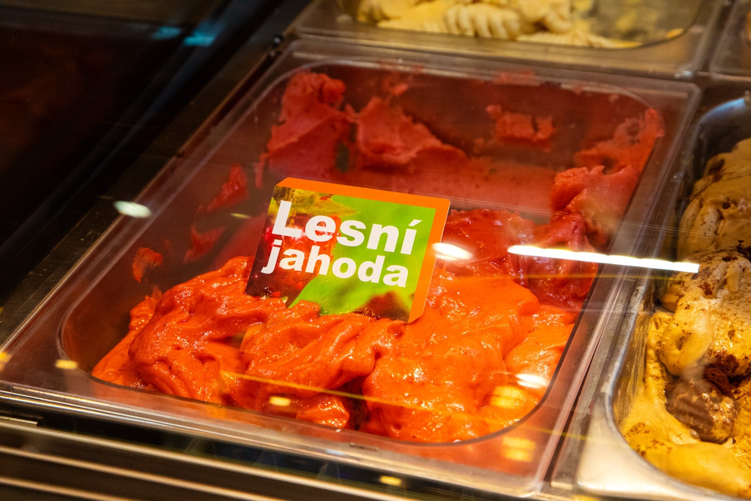 Nabídka zmrzliny začátkem července