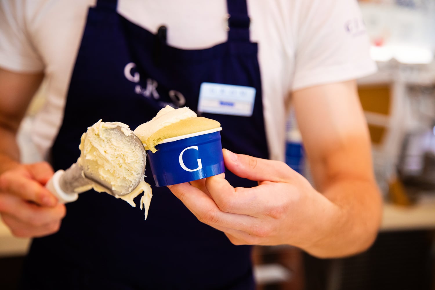 Nabídka zmrzliny začátkem července