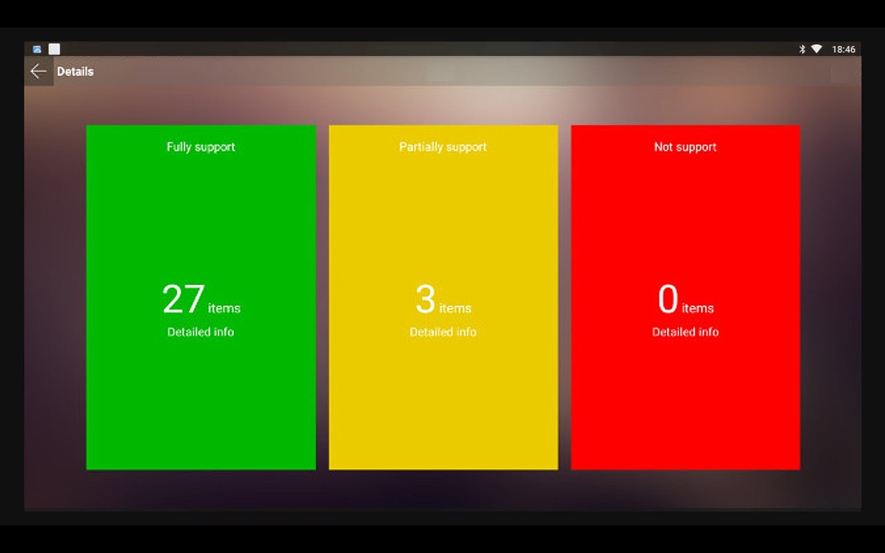 Další benchmarky, DRM a Root Check (v nabídce jsou varianty s ro