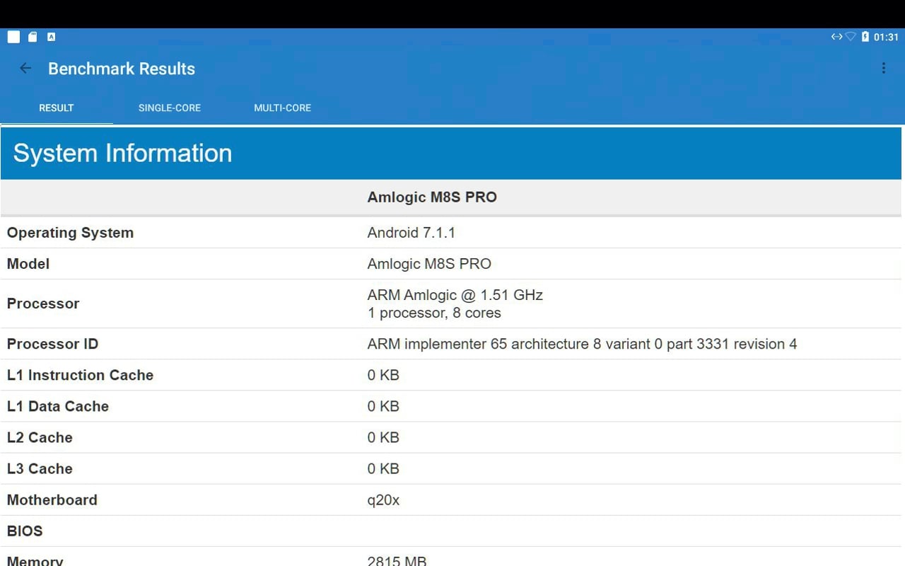 Další benchmarky, DRM a Root Check (v nabídce jsou varianty s ro