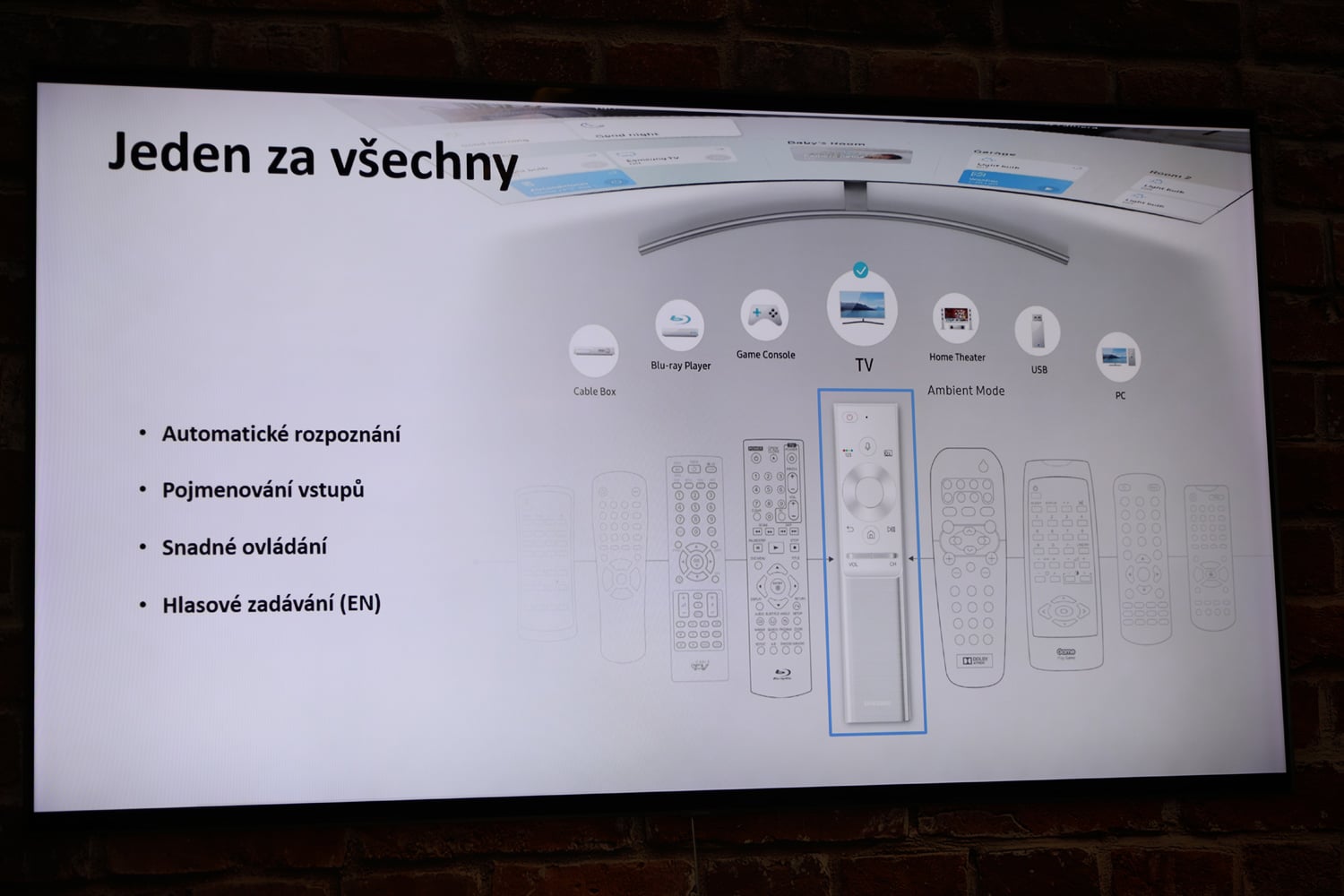 Představení QLED televizorů Samsung pro rok 2018