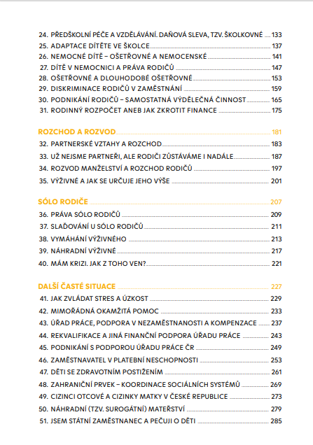 Průvodce zákony pro rodiče: ukázky z publikace