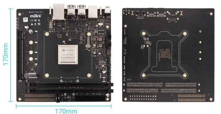 RISC-V deska Milk-V Titan