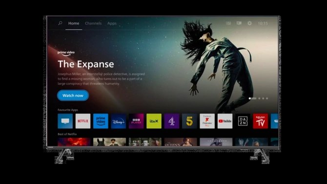 Chytrý televizor se systémem Titan OS