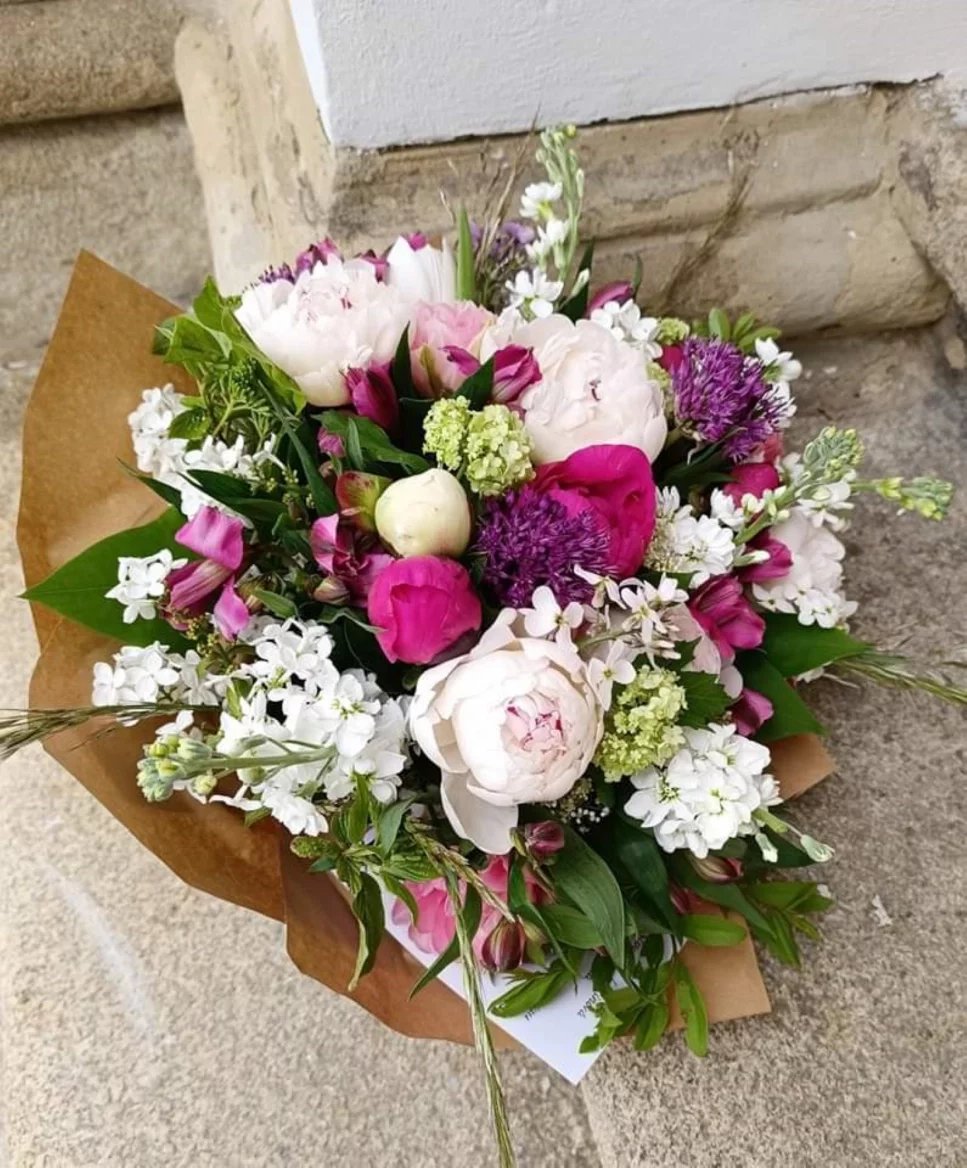 Kytice ze Slovácké květinové farmy