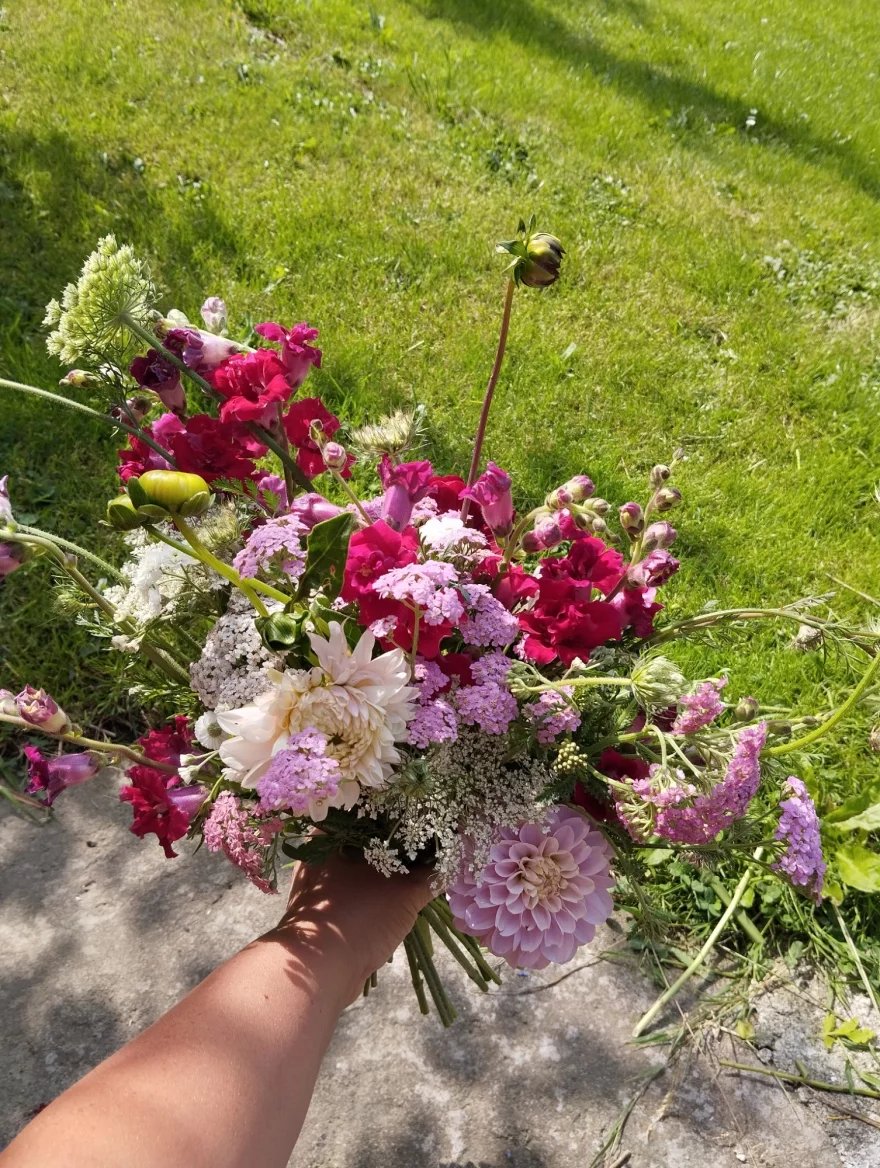 Kytice z Květinové farmy Ewa
